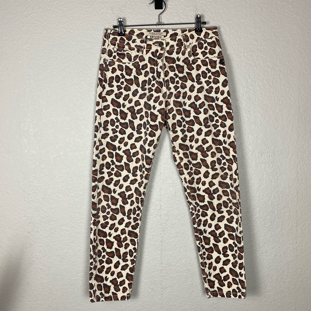 Scotch and soda animal print low rise jeans - Picture 2 of 7